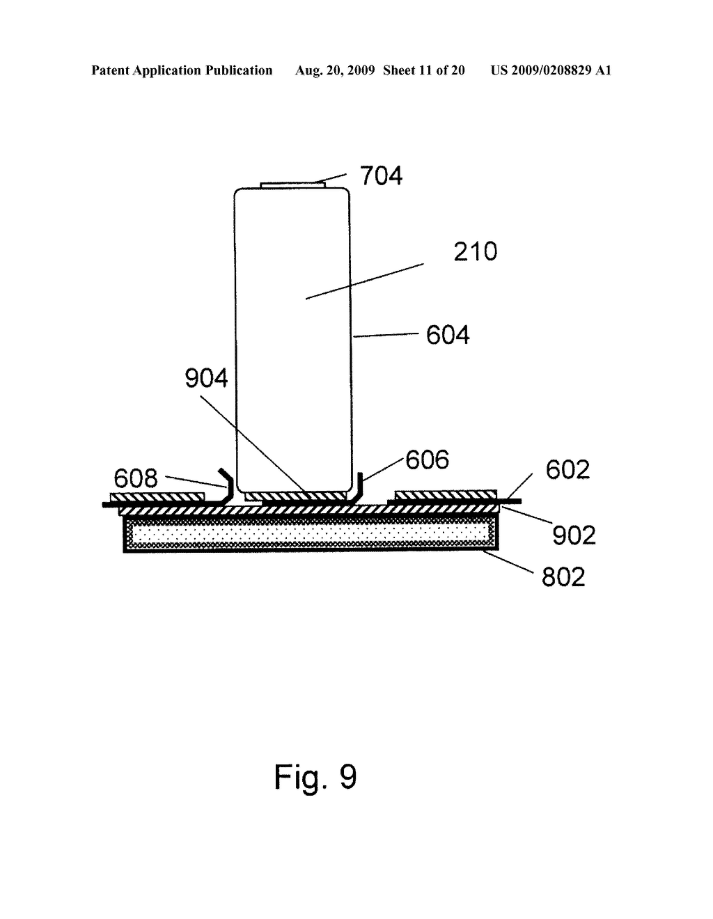 METHOD OF COOLING A BATTERY PACK USING FLAT HEAT PIPES - diagram, schematic, and image 12