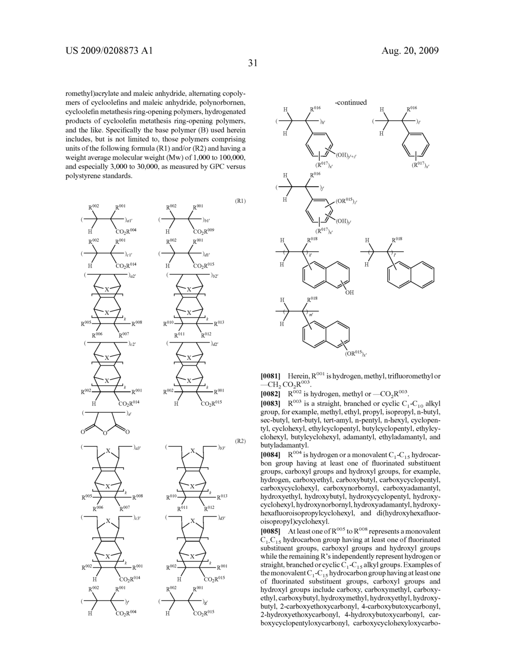 POLYMER, RESIST COMPOSITION, AND PATTERNING PROCESS - diagram, schematic, and image 32