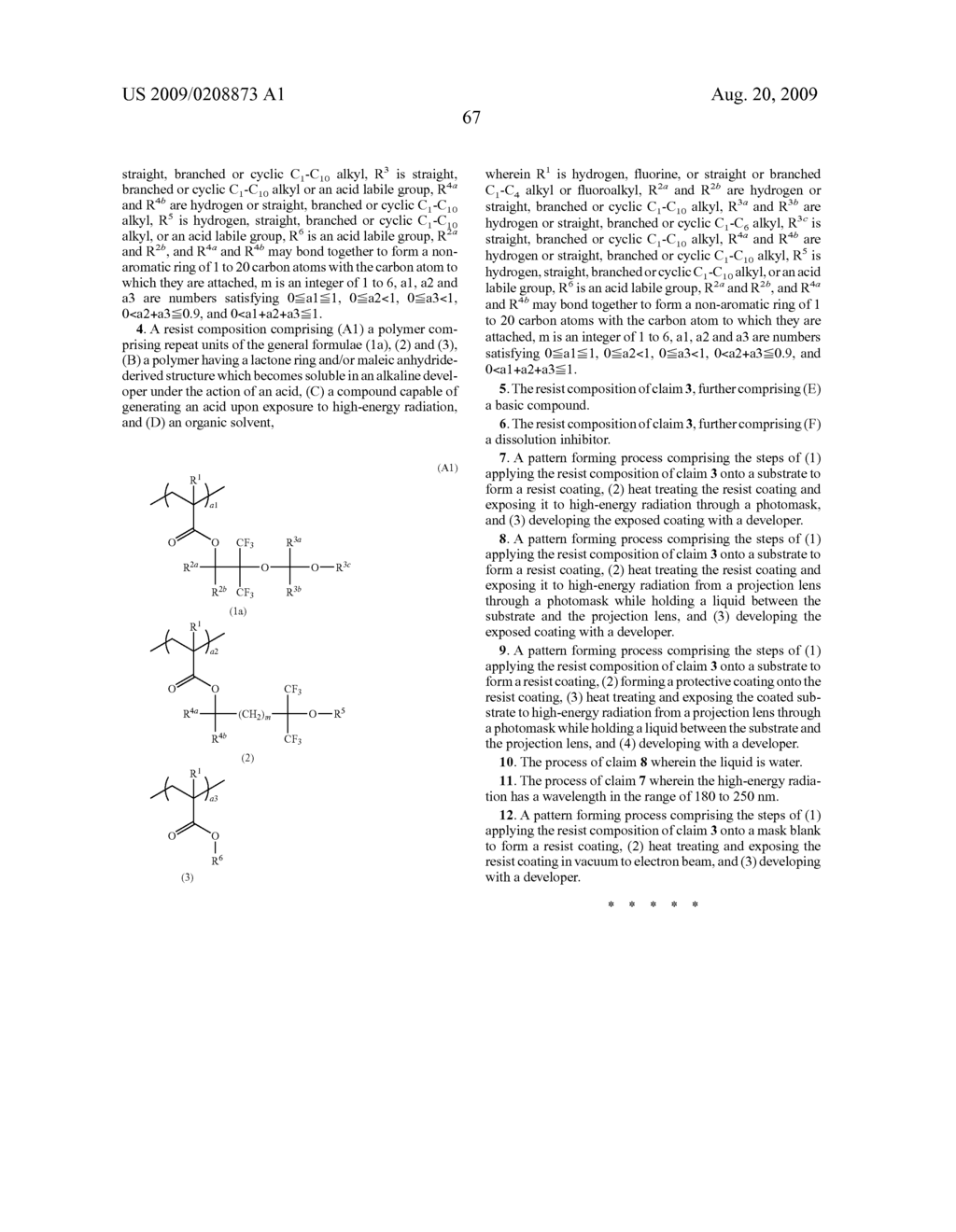 POLYMER, RESIST COMPOSITION, AND PATTERNING PROCESS - diagram, schematic, and image 68