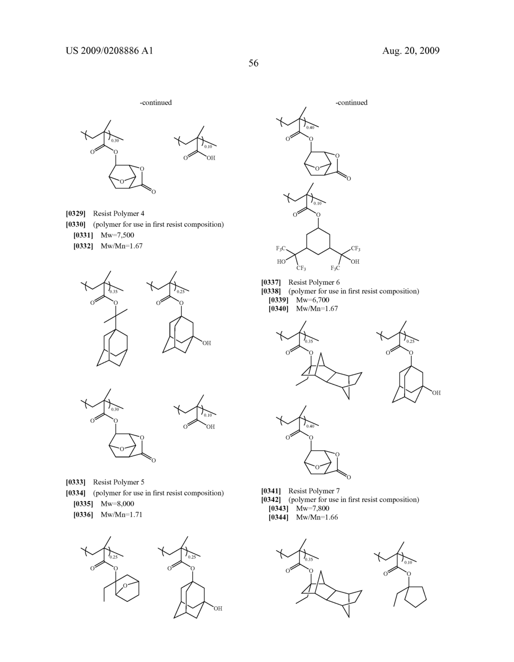 DOUBLE PATTERNING PROCESS - diagram, schematic, and image 66