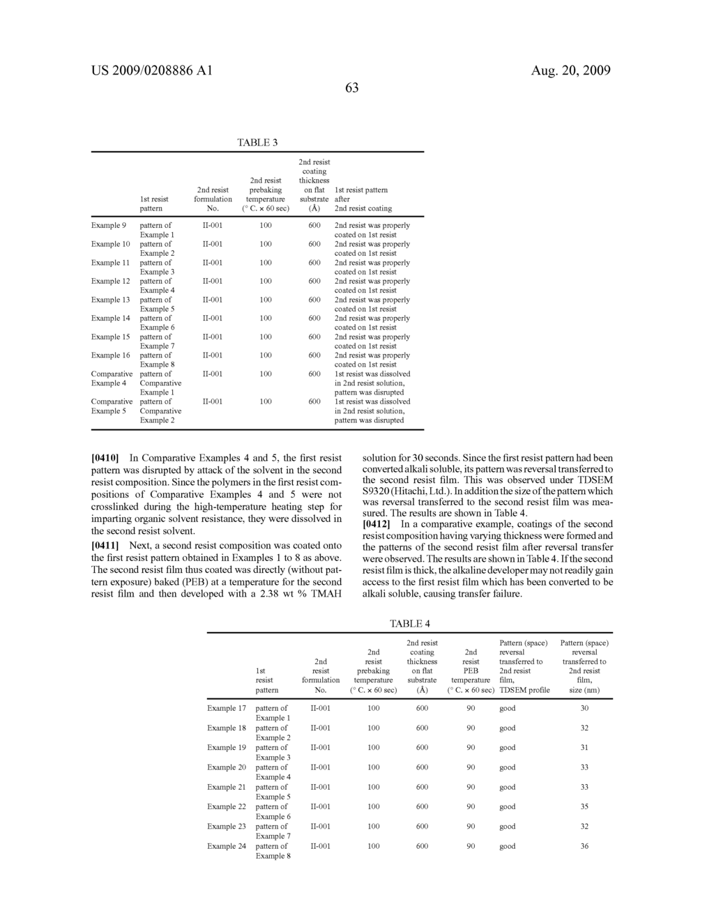 DOUBLE PATTERNING PROCESS - diagram, schematic, and image 73