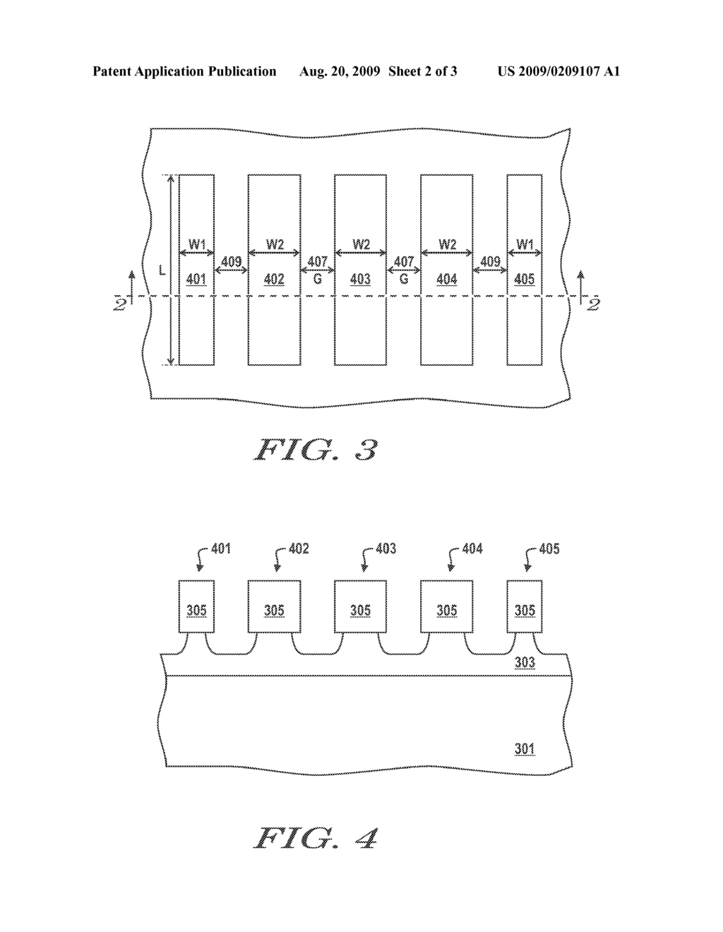 METHOD OF FORMING AN ELECTRONIC DEVICE INCLUDING FORMING FEATURES WITHIN A MASK AND A SELECTIVE REMOVAL PROCESS - diagram, schematic, and image 03