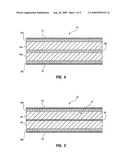 LAYERED THERMALLY-INSULATING FABRIC WITH THIN HEAT REFLECTIVE AND HEAT DISTRIBUTING CORE diagram and image