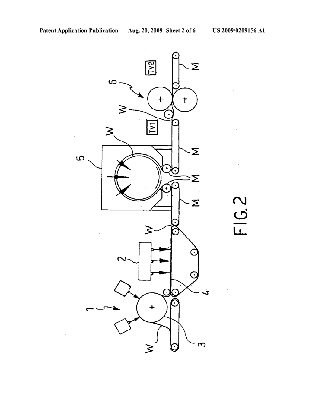 PROCESS FOR PRODUCING NONWOVEN FABRICS PARTICULARLY SOFT, RESISTANT AND WITH A VALUABLE APPEARANCE - diagram, schematic, and image 03