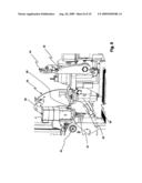 Device for machining, in particular eroding and grinding, rotational work-pieces provided with cutting edges diagram and image