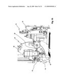 Device for machining, in particular eroding and grinding, rotational work-pieces provided with cutting edges diagram and image