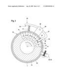 HAND-HELD POWER TOOL FOR A ROTATING TOOL WITH GUARD diagram and image