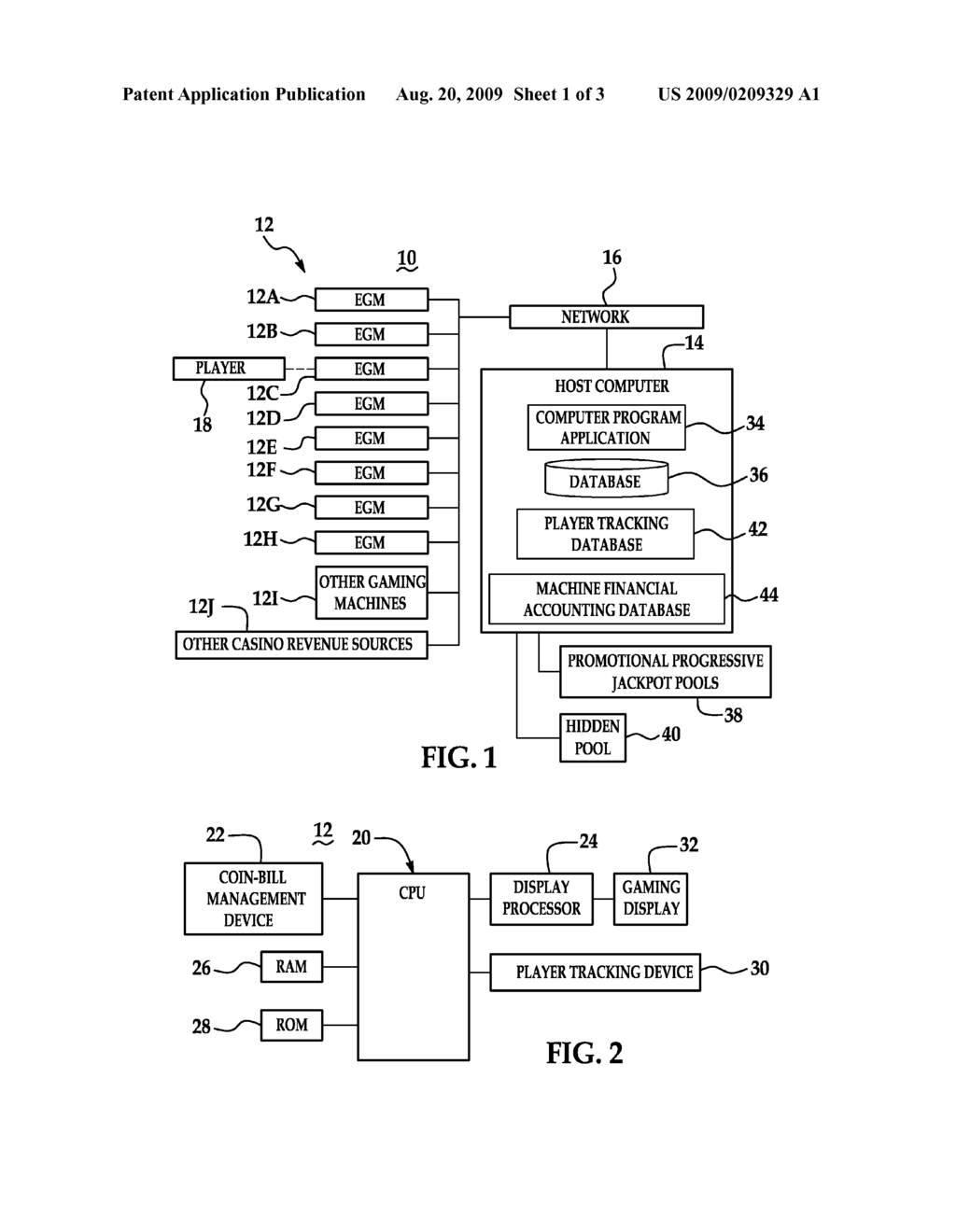 Method for Establishing Promotional Progressive Jackpot Pools as a Function of a Historical Composite Value - diagram, schematic, and image 02