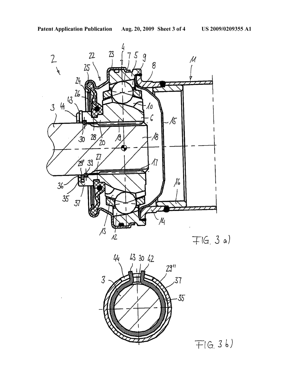 CONNECTING ASSEMBLY BETWEEN A SHAFT JOURNAL AND A CONSTANT VELOCITY JOINT - diagram, schematic, and image 04