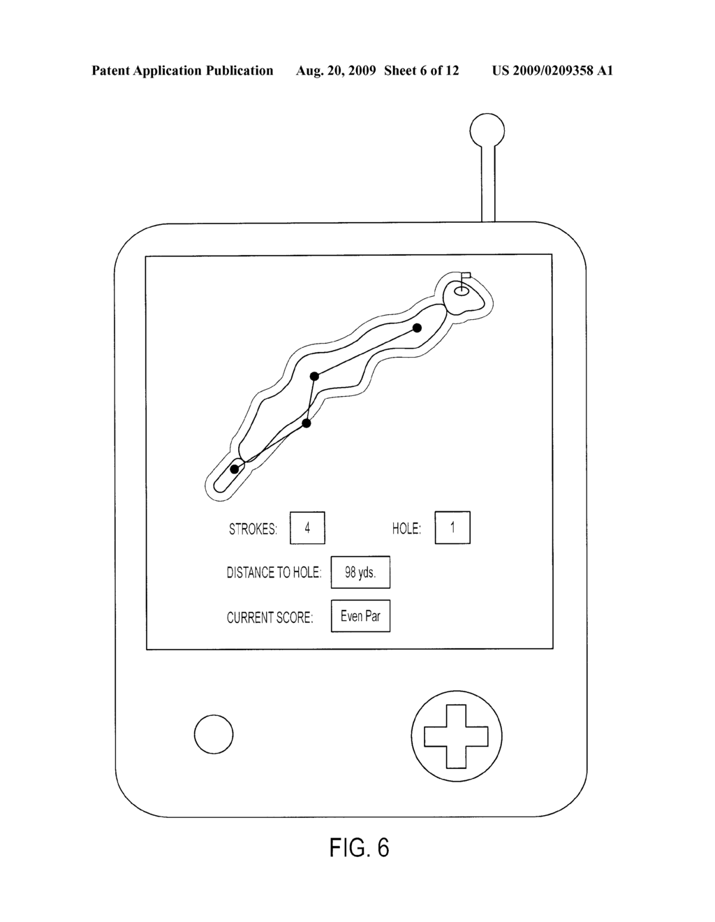 SYSTEM AND METHOD FOR TRACKING ONE OR MORE ROUNDS OF GOLF - diagram, schematic, and image 07
