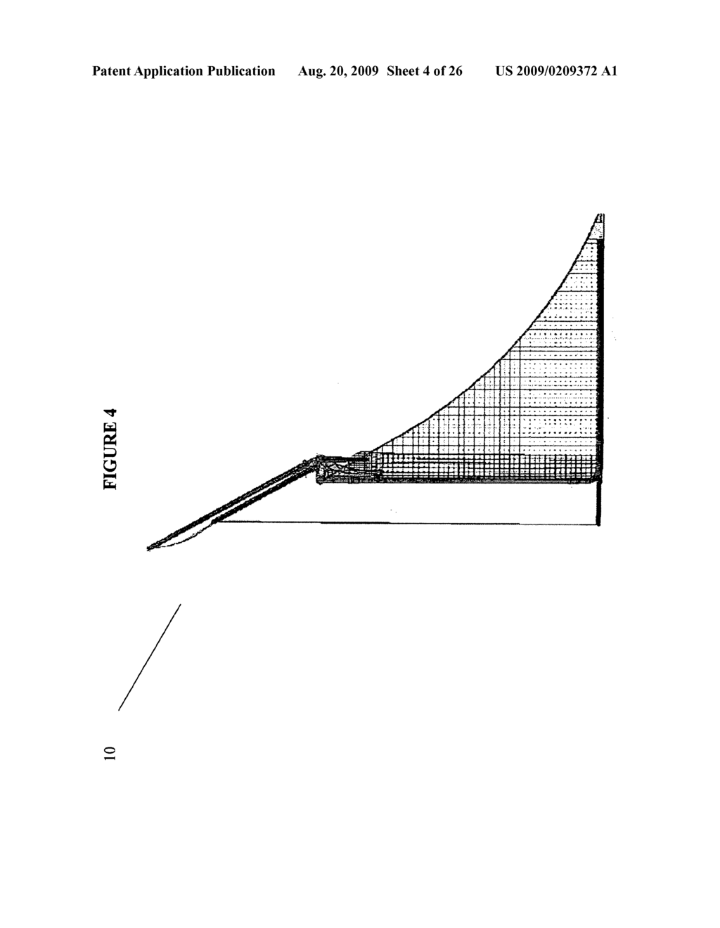 Automated torsion driven sports goal practice backstop - diagram, schematic, and image 05