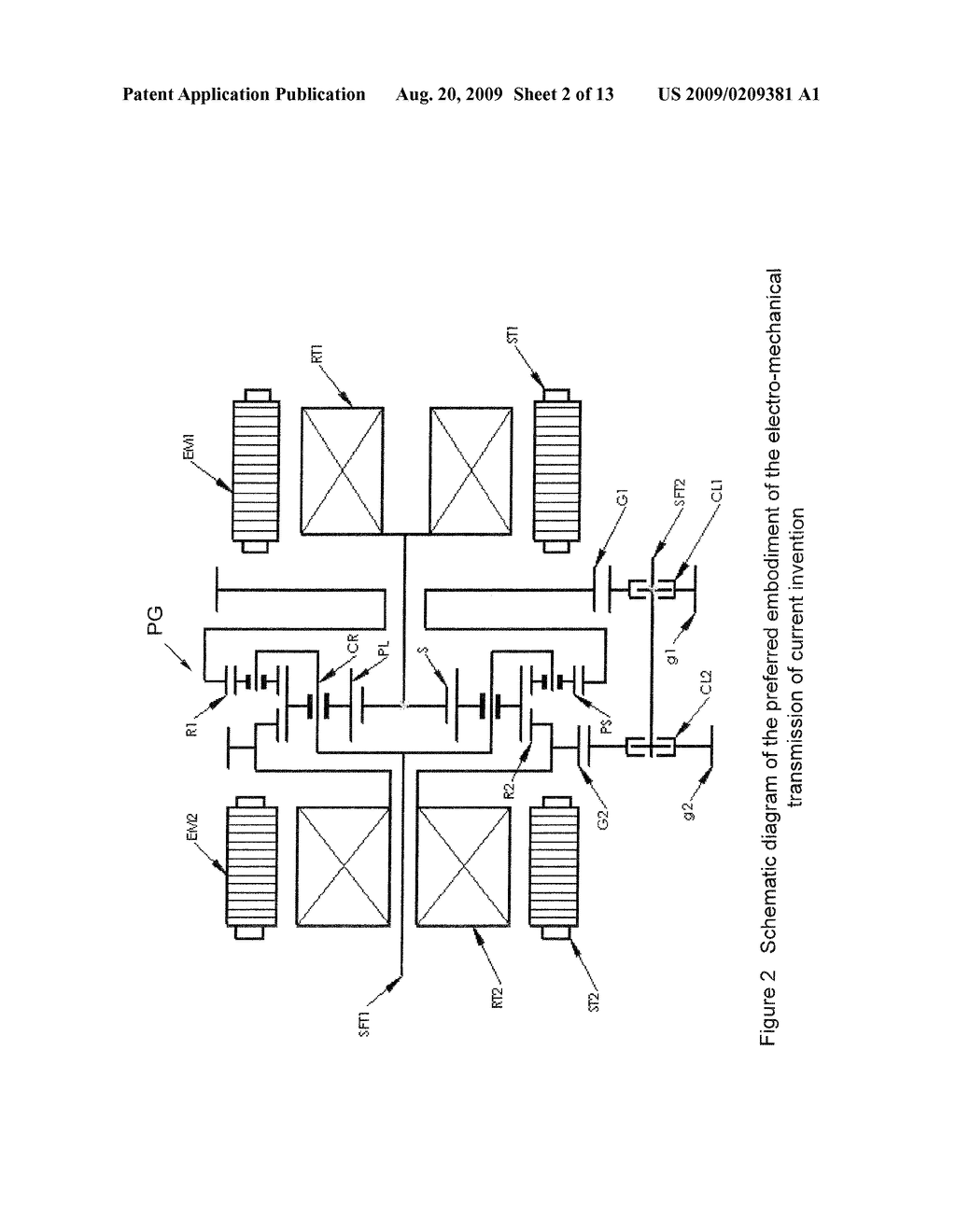 TWO MODE ELECTRO-MECHANICAL TRANSMISSION AND CONTROL - diagram, schematic, and image 03