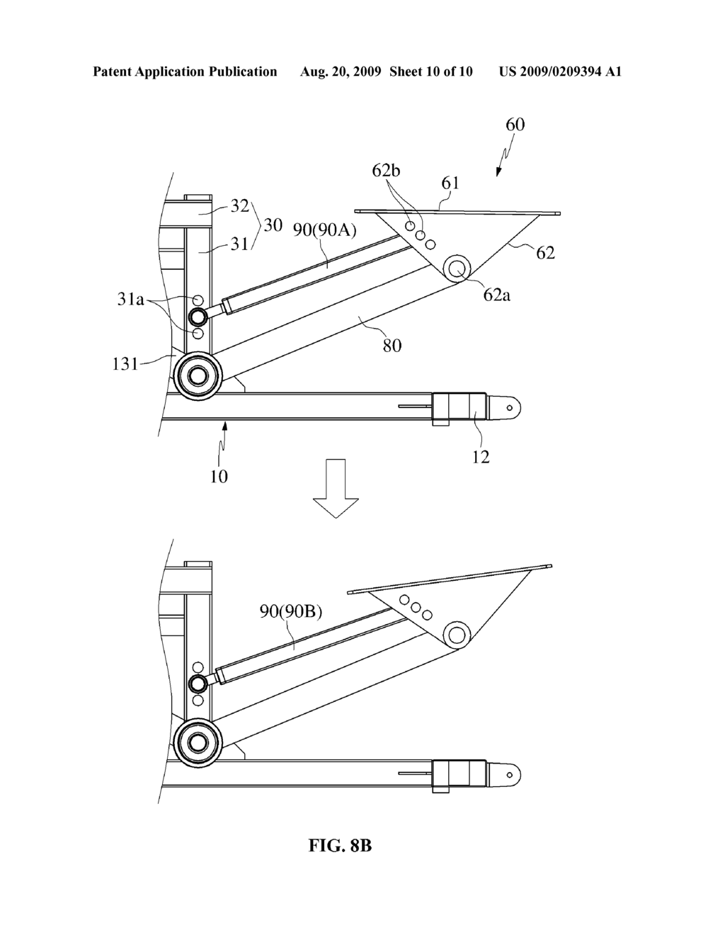 PEDAL EXERCISE MACHINE HAVING ARC TRAJECTORY - diagram, schematic, and image 11