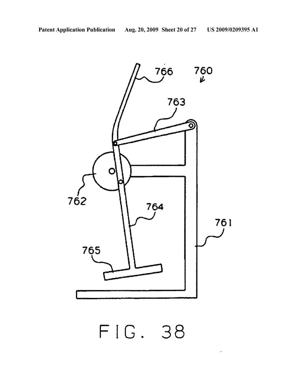 ADJUSTABLE STRIDE LENGTH EXERCISE METHOD AND APPARATUS - diagram, schematic, and image 21