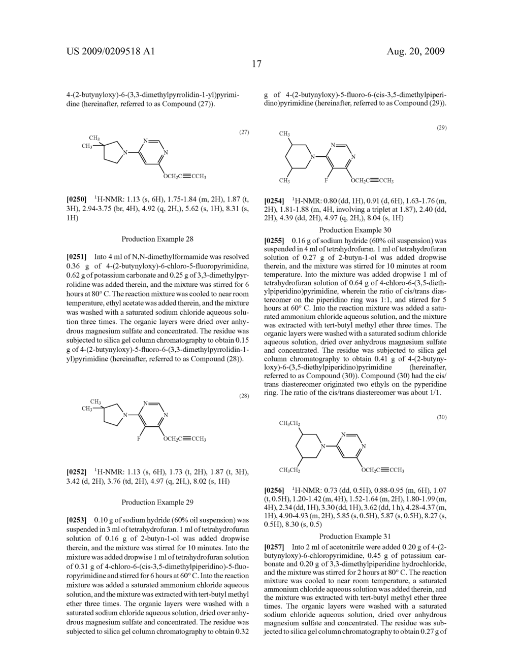 PYRIMIDINE COMPOUND AND PESTS CONTROLLING COMPOSITION CONTAINING THE SAME - diagram, schematic, and image 18