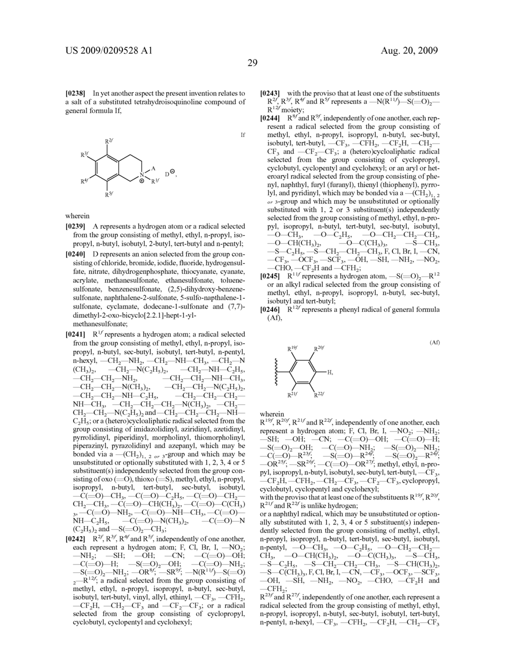 SUBSTITUTED TETRAHYDROISOQUINOLINE COMPOUND, THEIR PREPARATION AND USE IN MEDICAMENTS - diagram, schematic, and image 30