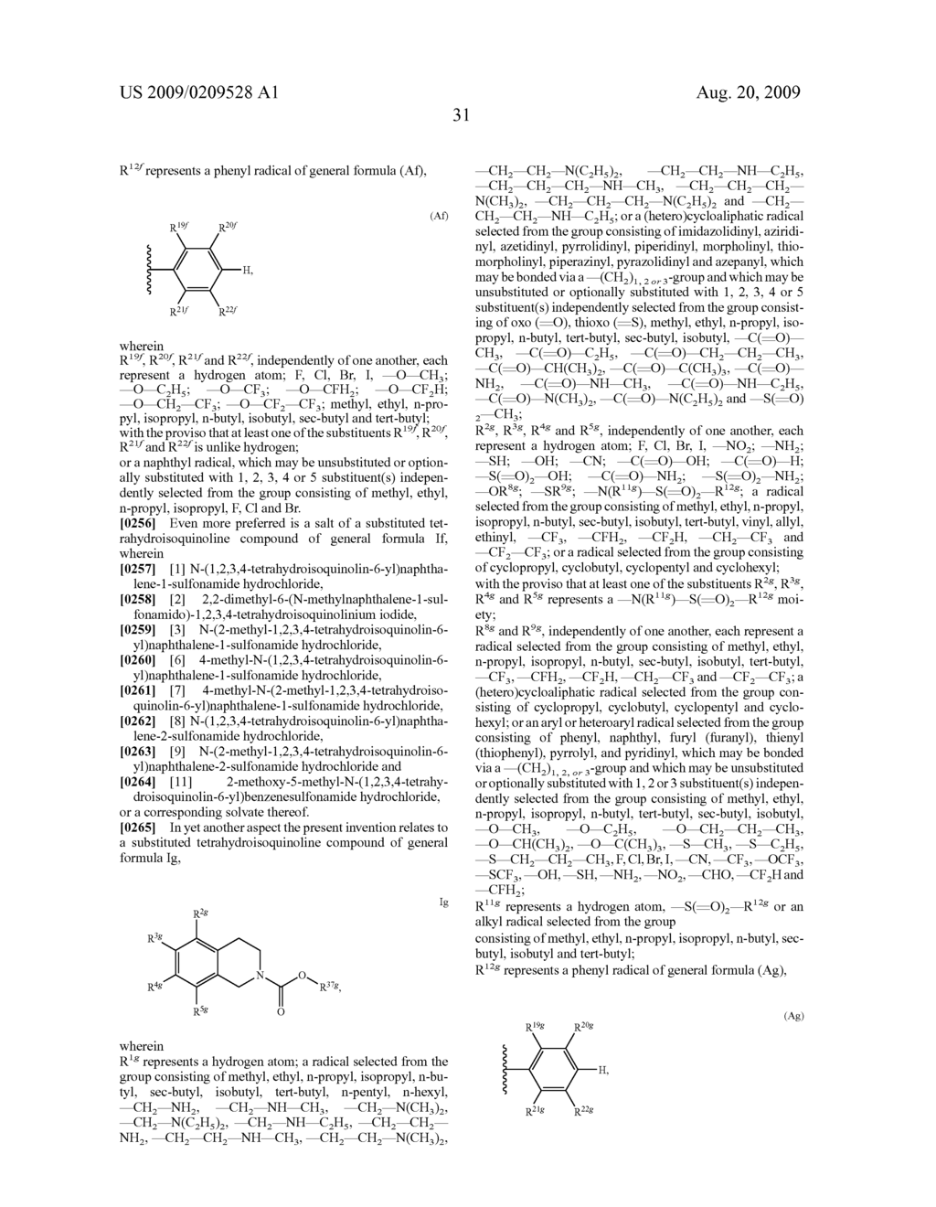 SUBSTITUTED TETRAHYDROISOQUINOLINE COMPOUND, THEIR PREPARATION AND USE IN MEDICAMENTS - diagram, schematic, and image 32