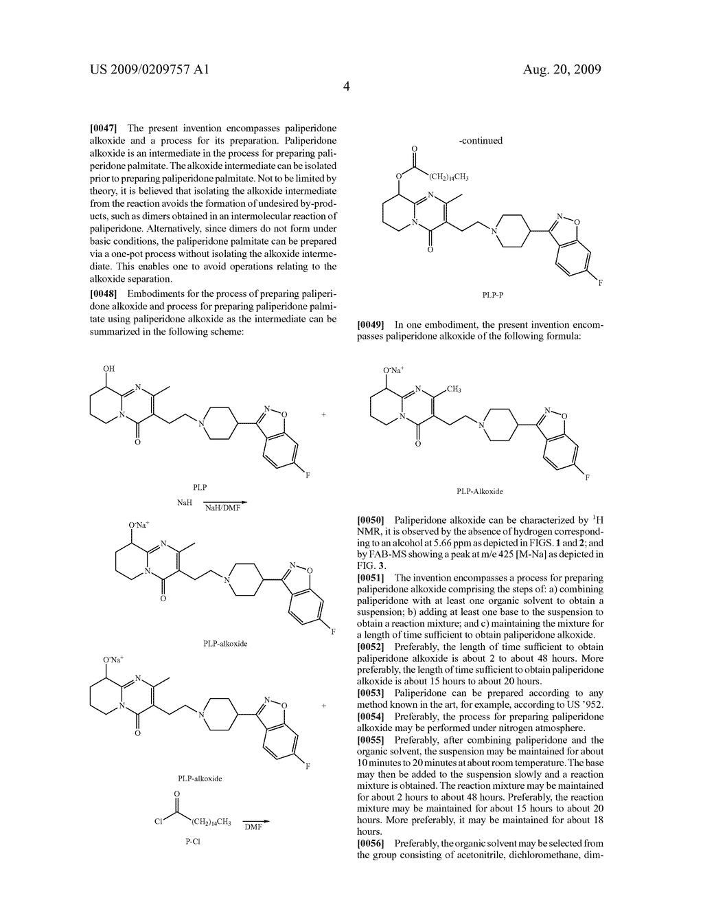 Processes for the preparation and purification of paliperidone palmitate - diagram, schematic, and image 12