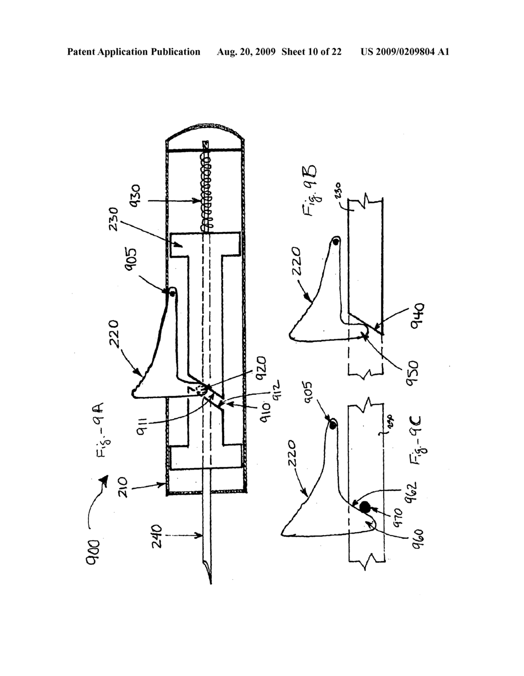 Apparatuses and methods for percutaneously implanting objects in patients - diagram, schematic, and image 11