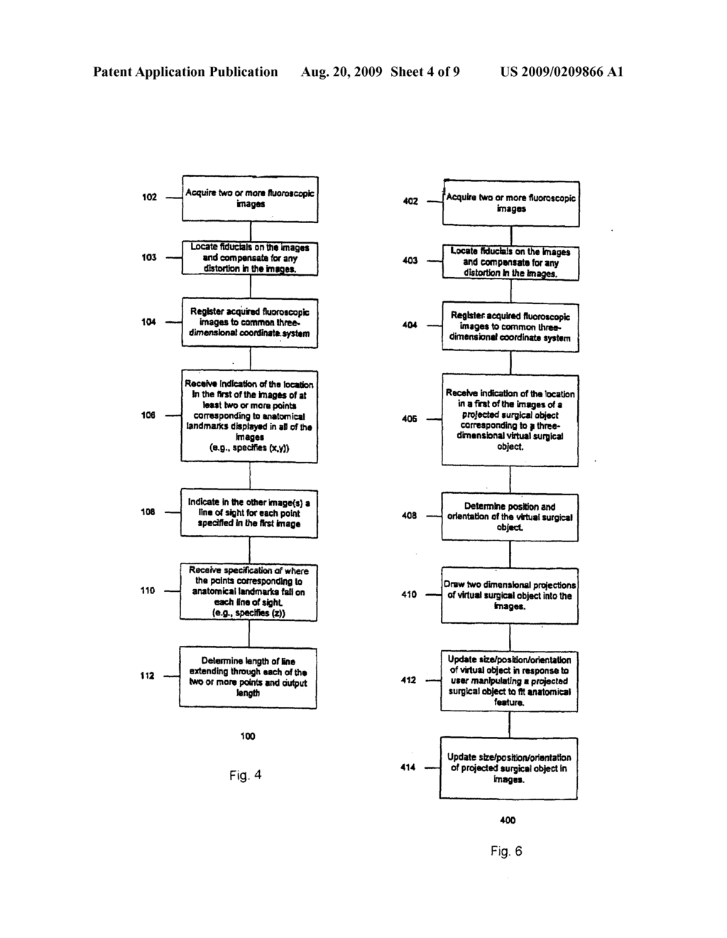 APPARATUS AND METHOD FOR MEASURING ANATOMICAL OBJECTS USING COORDINATED FLUOROSCOPY - diagram, schematic, and image 05