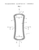 ABSORBENT ARTICLE diagram and image