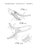 Surgical instrument for grasping and cutting tissue diagram and image