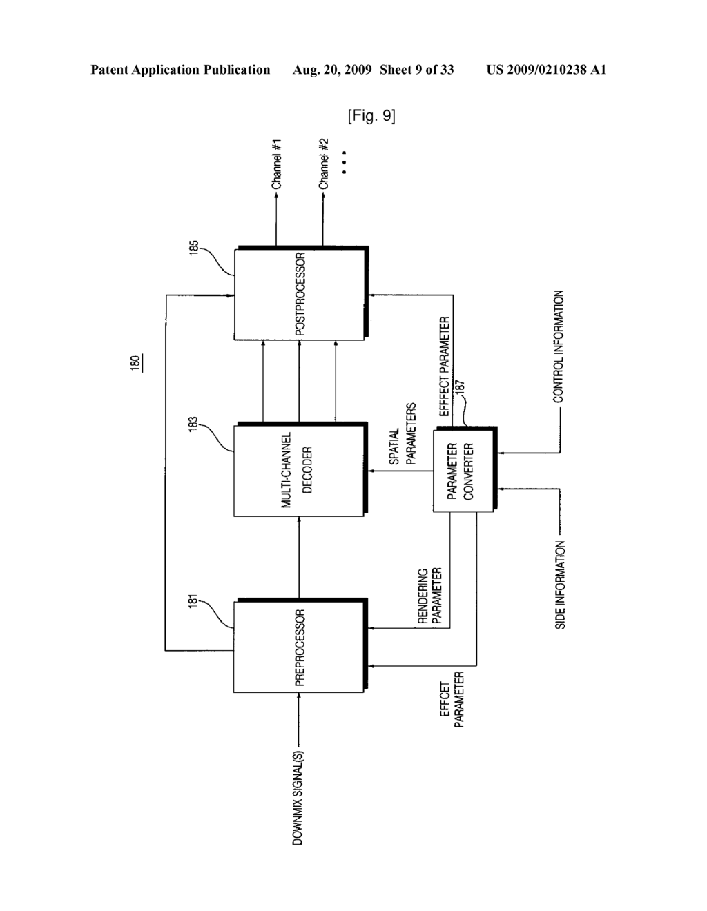 Methods and Apparatuses for Encoding and Decoding Object-Based Audio Signals - diagram, schematic, and image 10