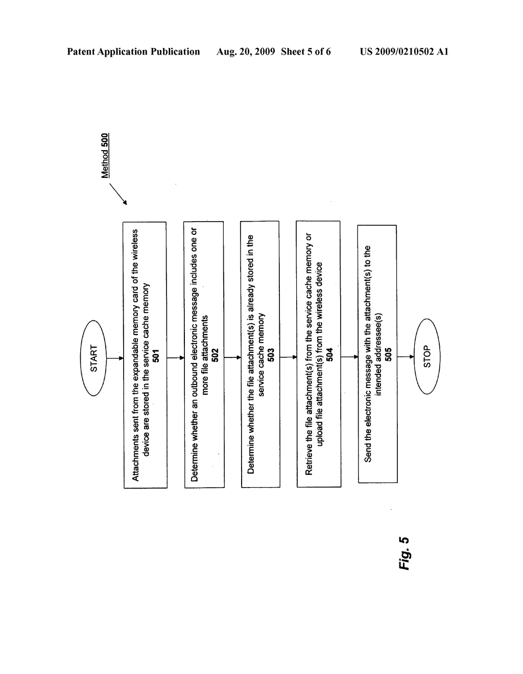 System and method for bypassing uploading of data from a wireless device using outbound attachment caching - diagram, schematic, and image 06