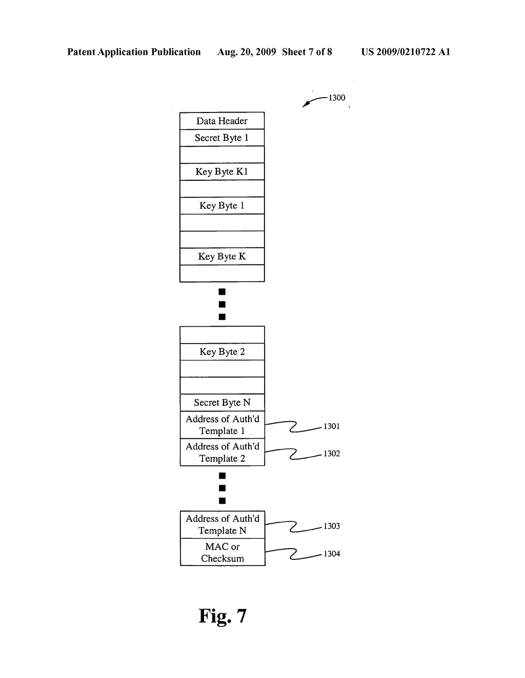 System for and method of locking and unlocking a secret using a fingerprint - diagram, schematic, and image 08