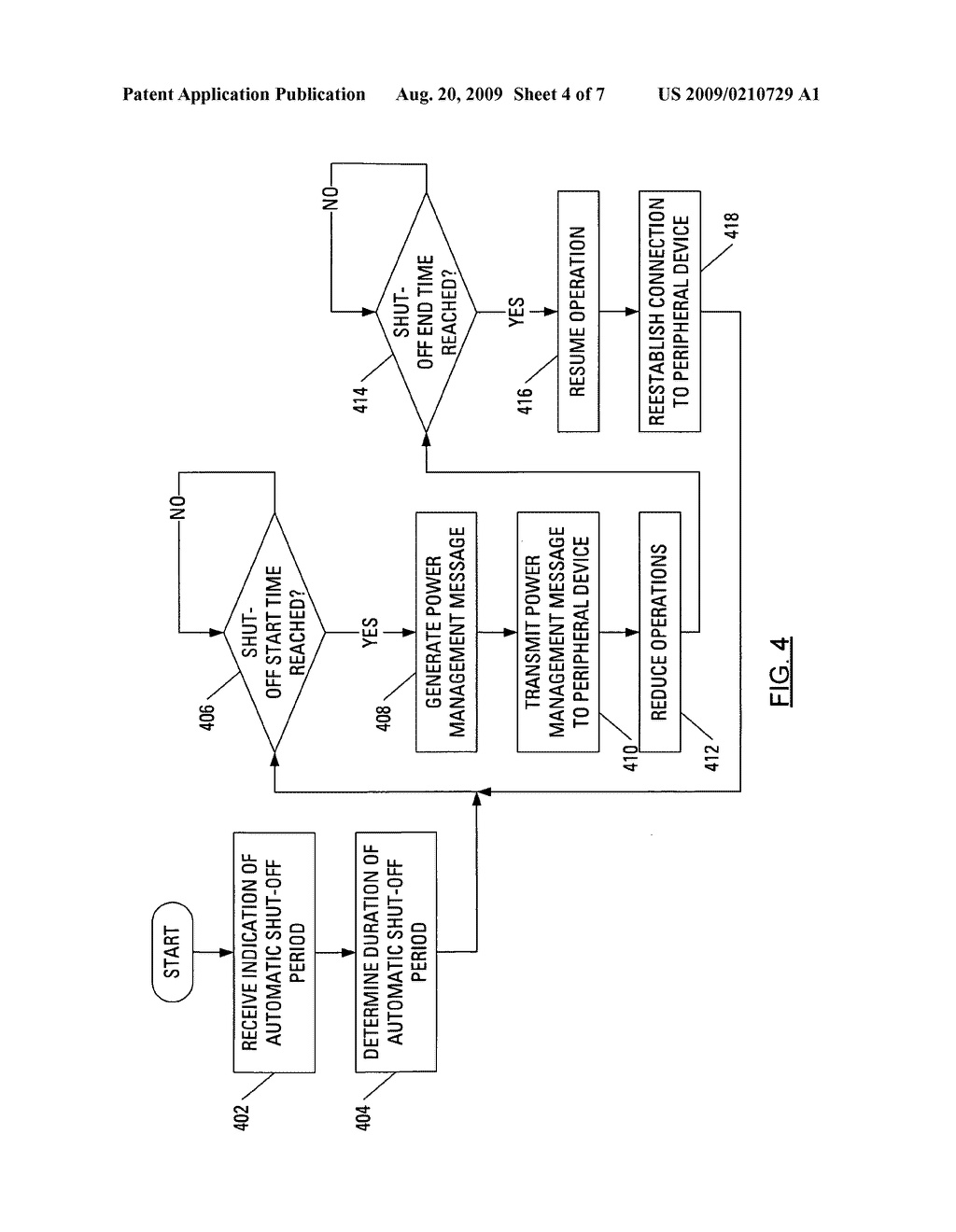 Automated Power Management of a Peripheral Device - diagram, schematic, and image 05