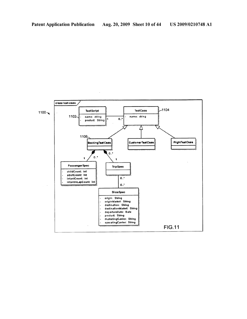 METHODS AND SYSTEMS TO TEST AIRLINE INFORMATION SYSTEMS - diagram, schematic, and image 11