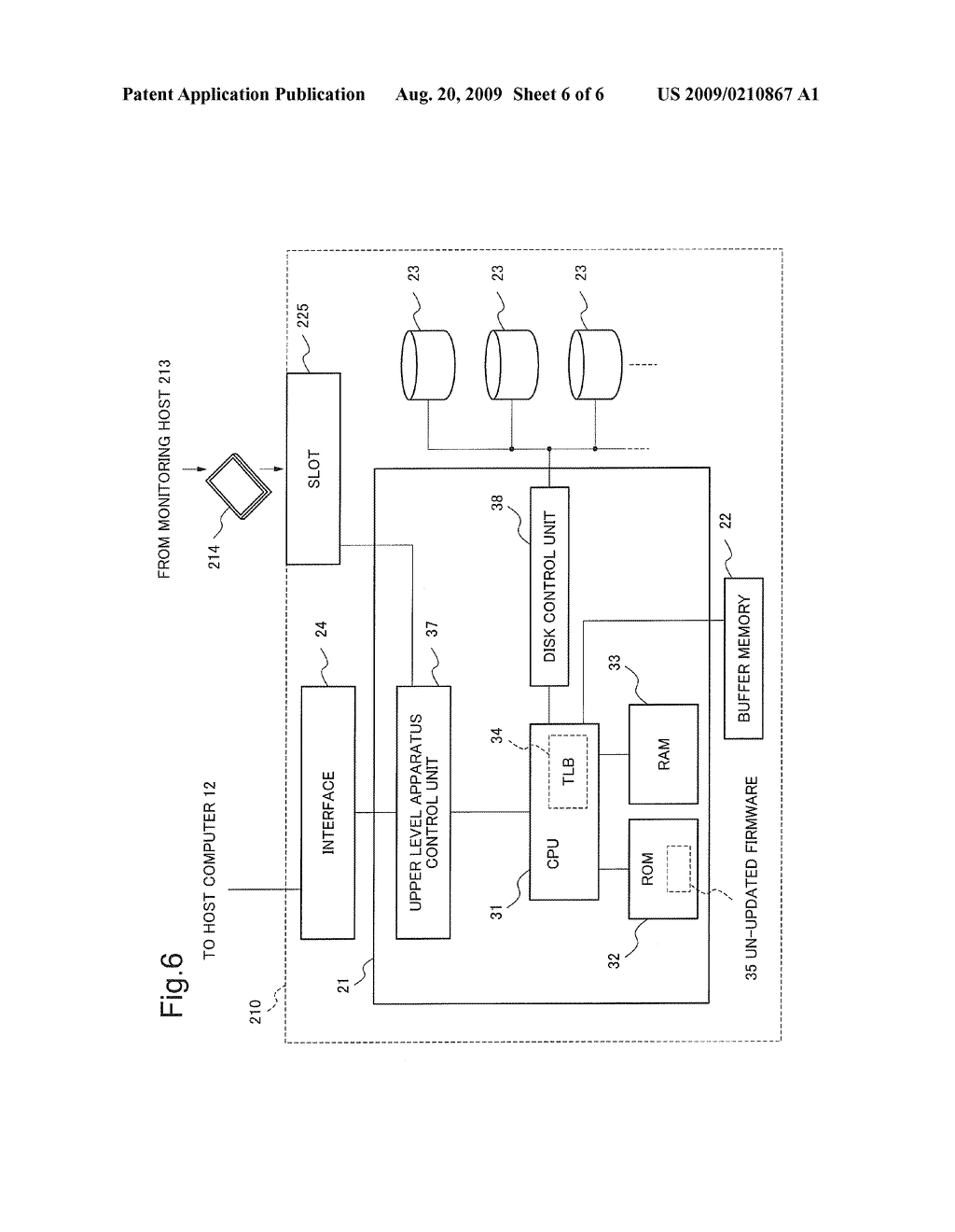 DISK ARRAY APPARATUS, METHOD FOR EXCHANGING FIRMWARE, PROGRAM FOR EXCHANGING FIRMWARE AND STORAGE MEDIUM FOR STORING PROGRAM THEREOF - diagram, schematic, and image 07
