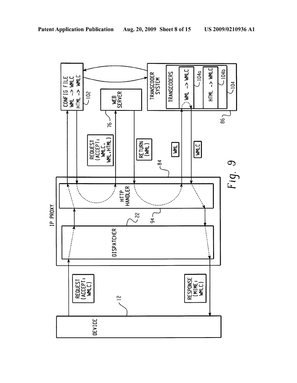 SYSTEM AND METHOD FOR PROVIDING REMOTE DATA ACCESS FOR A MOBILE COMMUNICATION DEVICE - diagram, schematic, and image 09