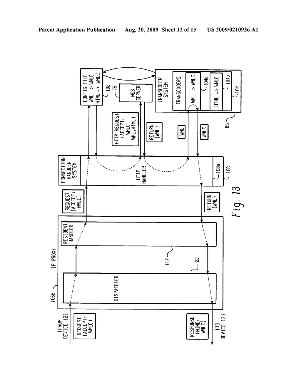 SYSTEM AND METHOD FOR PROVIDING REMOTE DATA ACCESS FOR A MOBILE COMMUNICATION DEVICE - diagram, schematic, and image 13