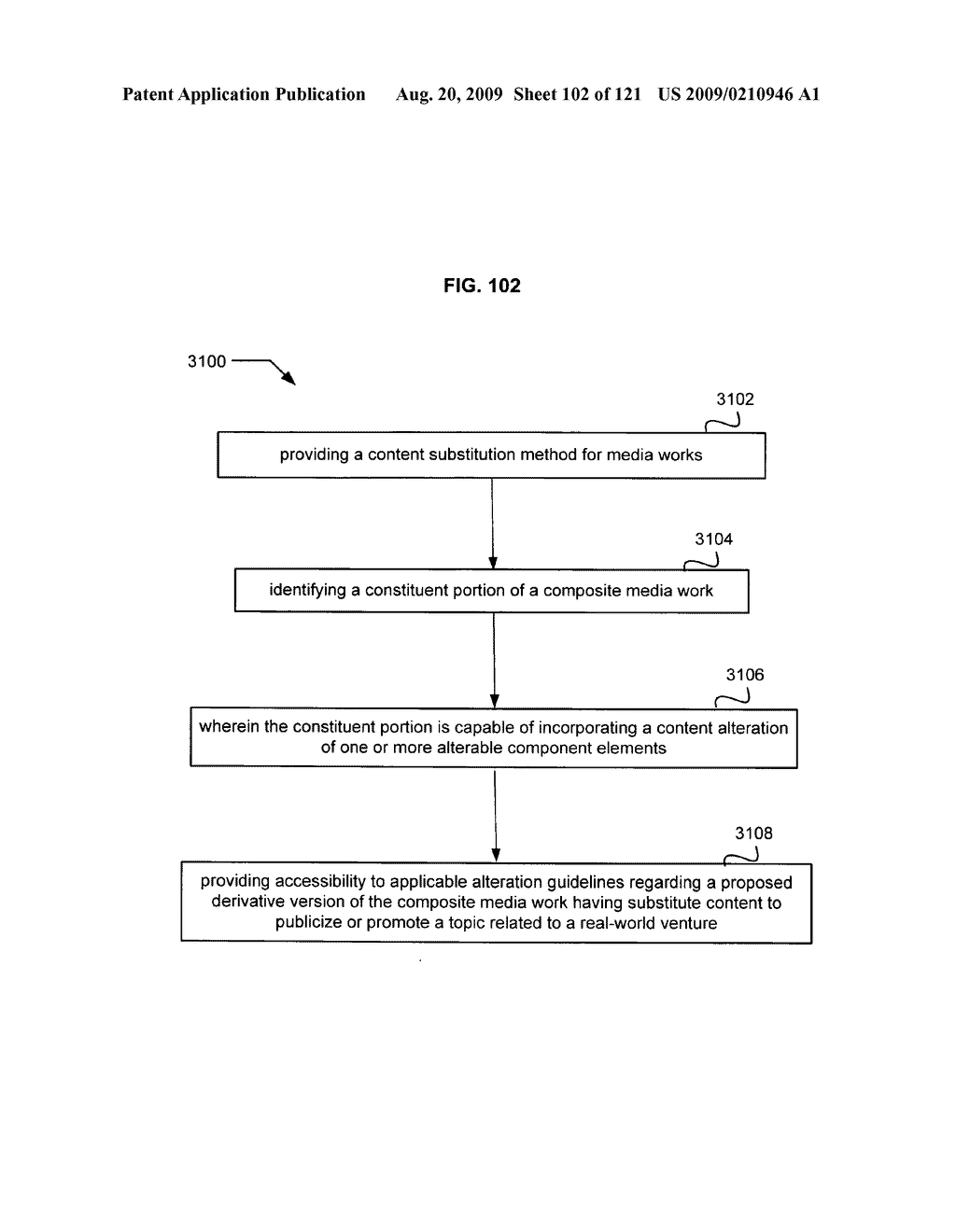 Media markup for promotional audio content - diagram, schematic, and image 103