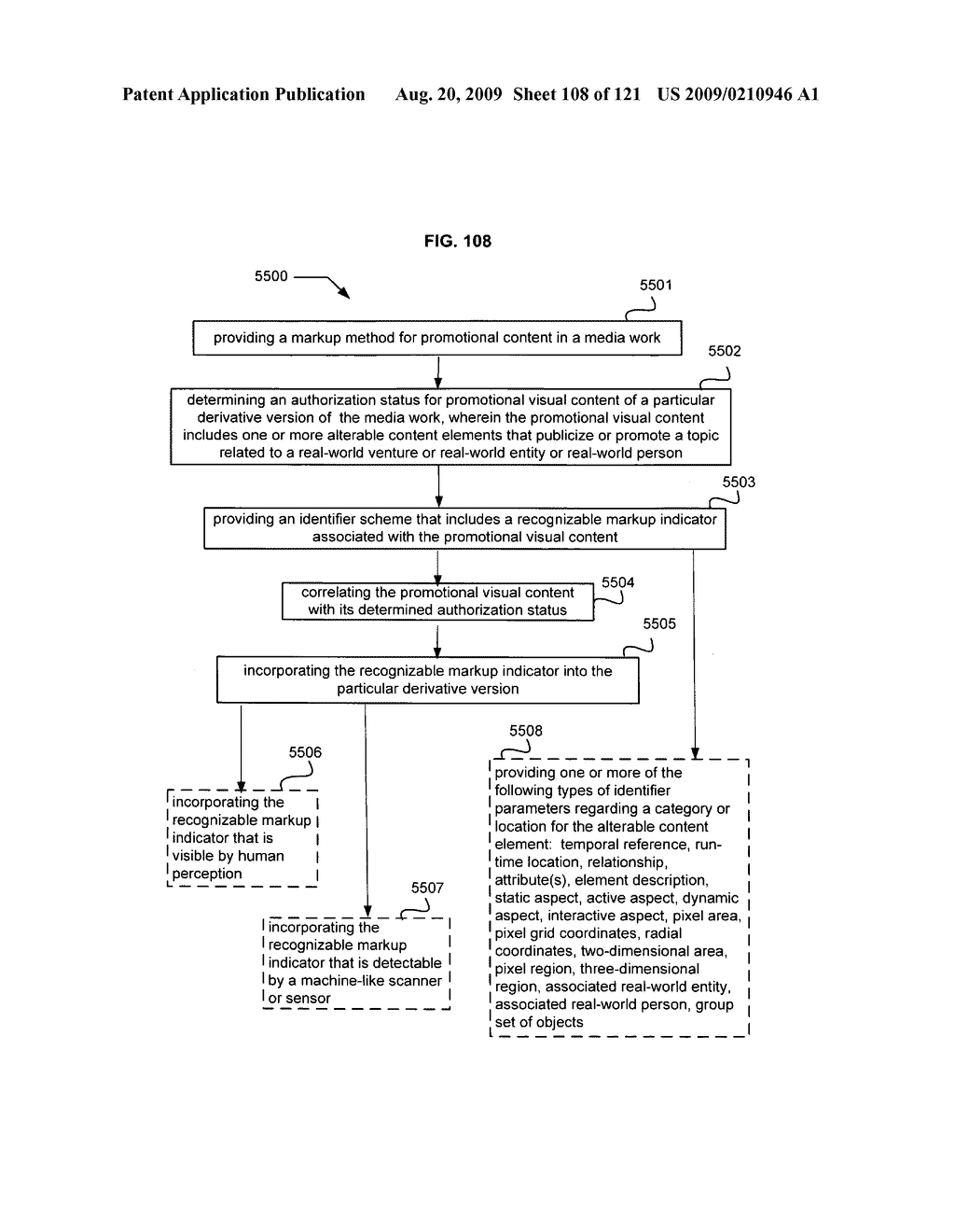 Media markup for promotional audio content - diagram, schematic, and image 109