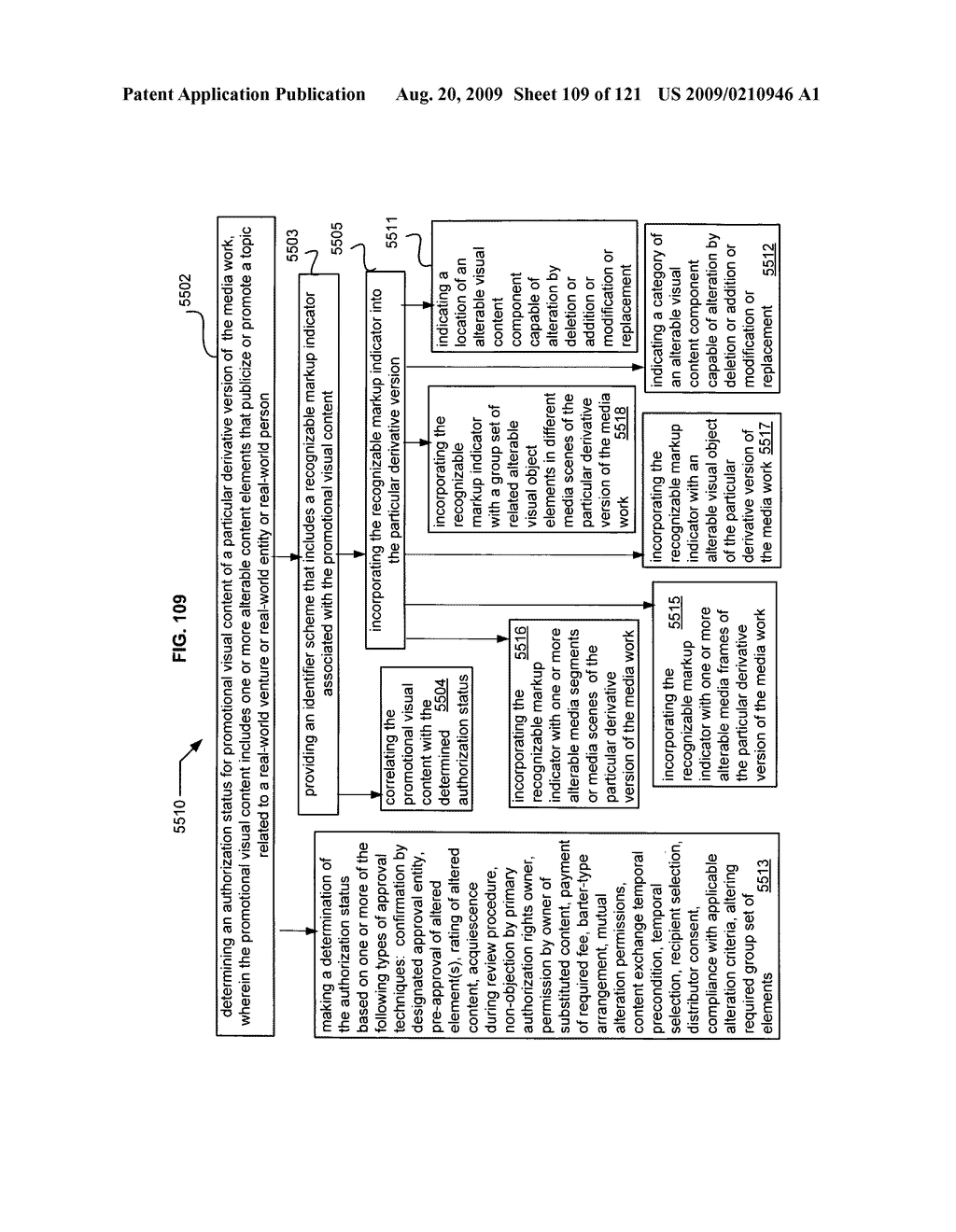 Media markup for promotional audio content - diagram, schematic, and image 110