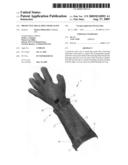 Protective metal-ring mesh glove diagram and image