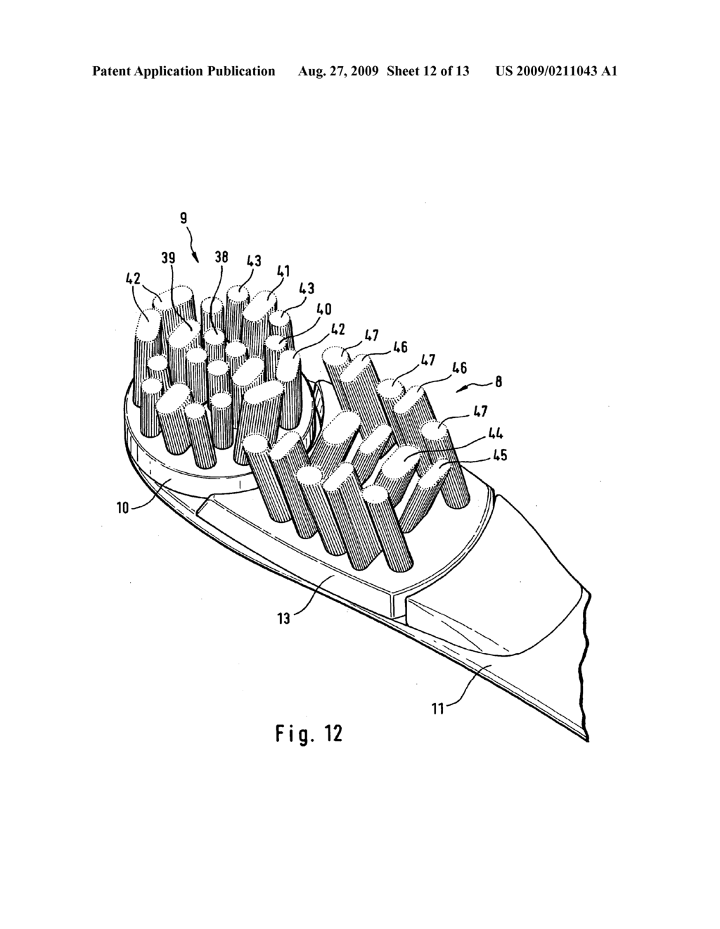 ELECTRIC TOOTHBRUSH AND TOOTHBRUSH HEAD FOR THE SAME - diagram, schematic, and image 13