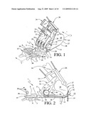 Excavator stump shearing device diagram and image