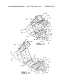 Excavator stump shearing device diagram and image