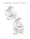 Excavator stump shearing device diagram and image