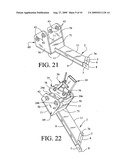 Excavator stump shearing device diagram and image