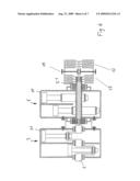 DRIVE TRAIN OF A MOTOR VEHICLE WITH A COMPRESSED-AIR SYSTEM diagram and image