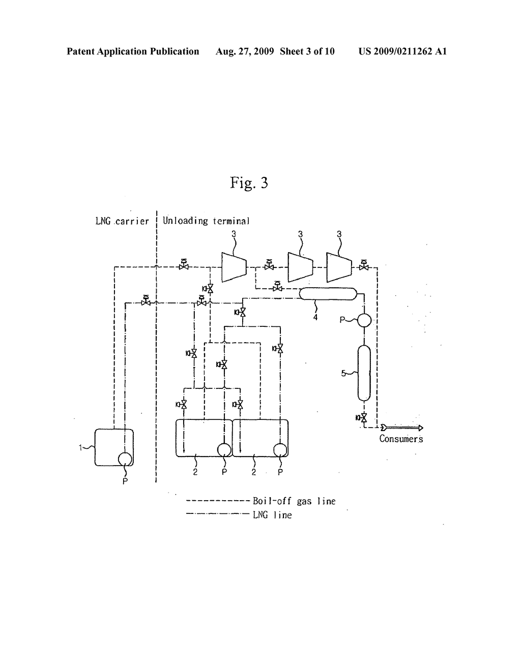 LNG TANK SHIP HAVING LNG CIRCULATING DEVICE - diagram, schematic, and image 04