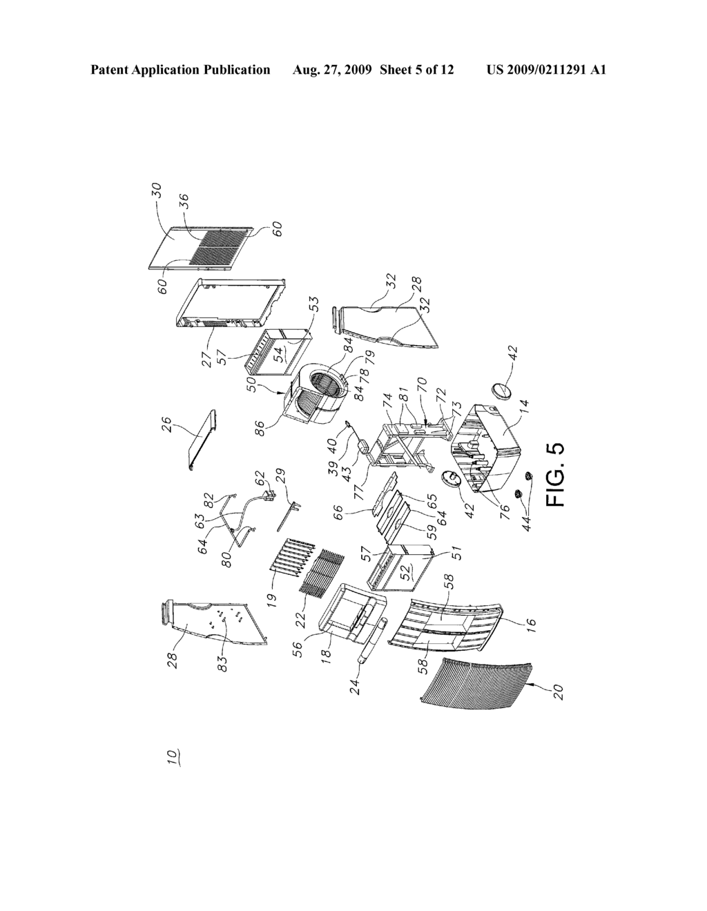 EVAPORATIVE COOLER HAVING A NOVEL SUPPORT STRUCTURE - diagram, schematic, and image 06