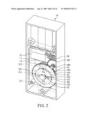 Electro-mechanical lock structure diagram and image