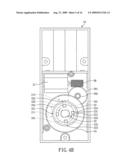 Electro-mechanical lock structure diagram and image