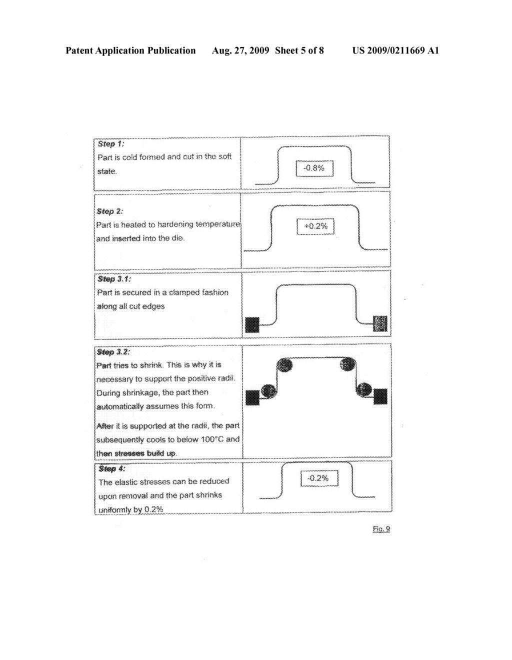 Method for producing quenched components consisting of sheet steel - diagram, schematic, and image 06