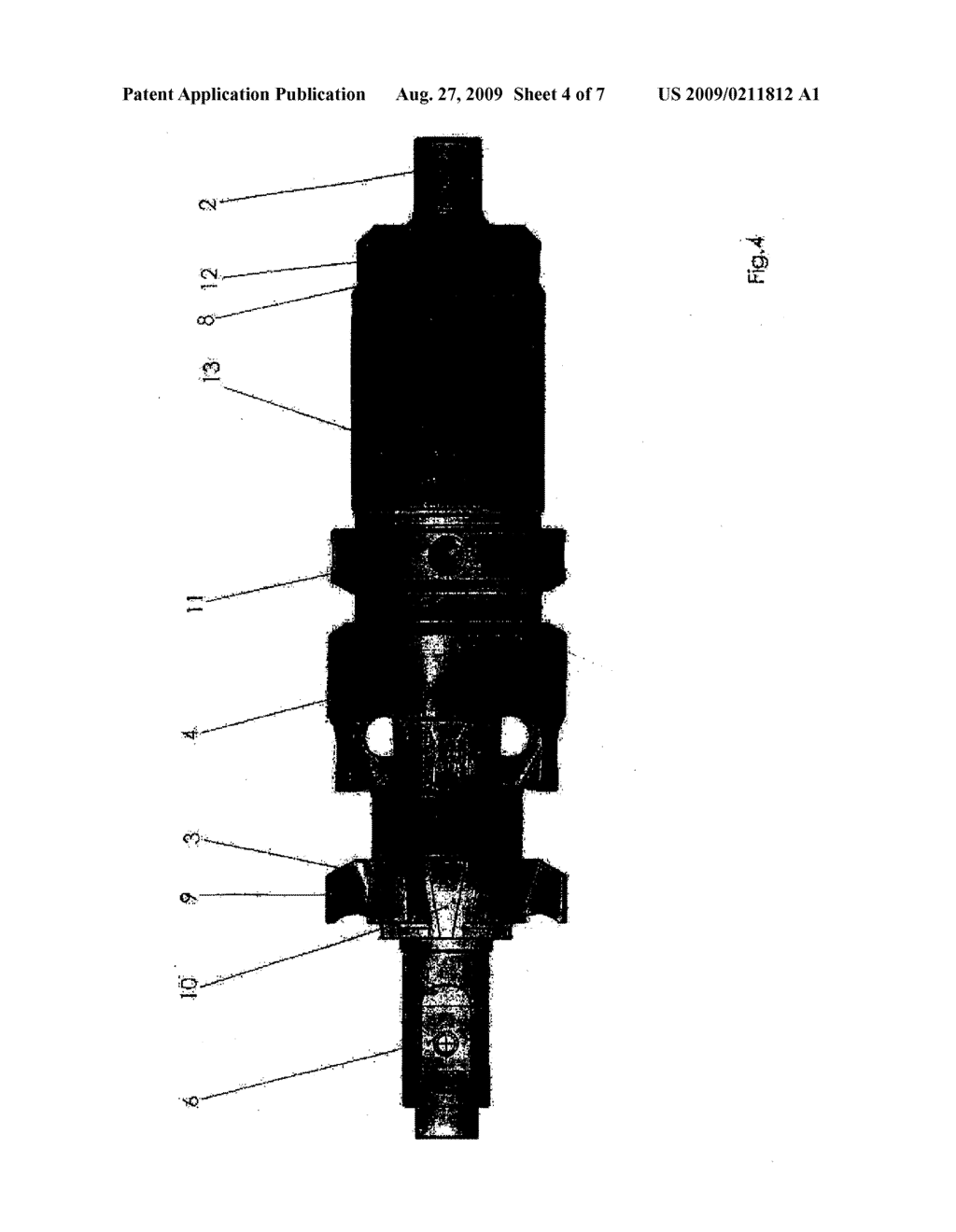 BORING HEAD METHOD AND BORING HEAD FOR A GROUND BORING DEVICE - diagram, schematic, and image 05